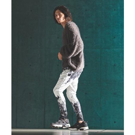 【GLIMCLAP(グリムクラップ)】Feather yarn pullover フェザーニット(17-178-gla-ce)