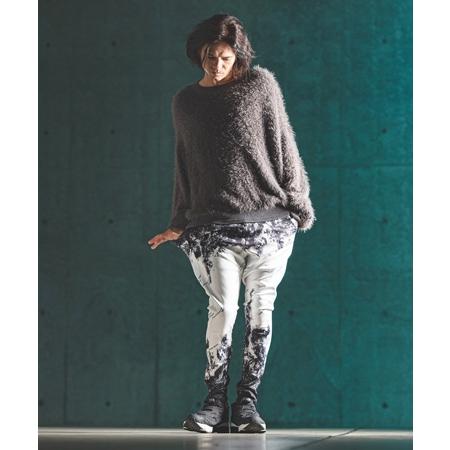 【GLIMCLAP(グリムクラップ)】Feather yarn pullover フェザーニット(17-178-gla-ce)