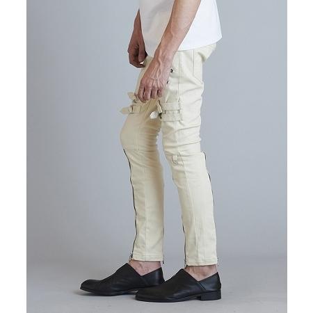 【NO ID.(ノーアイディー)】ボンテージZIPスキニーPT パンツ(450006-936P) 5cm NO ID