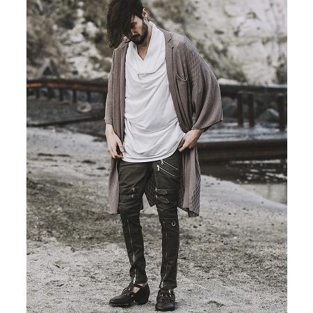 【NO ID.(ノーアイディー)】ボンテージZIPスキニーPT パンツ(450006-936P) 5cm NO ID