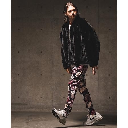 GLIMCLAP(グリムクラップ)】patterned fabric jersey pants パンツ(13