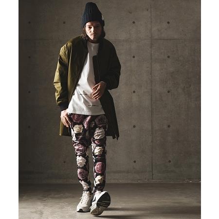 GLIMCLAP(グリムクラップ)】patterned fabric jersey pants パンツ(13