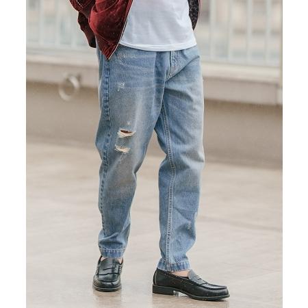 【CAMBIO(カンビオ)】ダメージ加工バルーンデニムパンツ(22138CM) | CAMBIO | 12