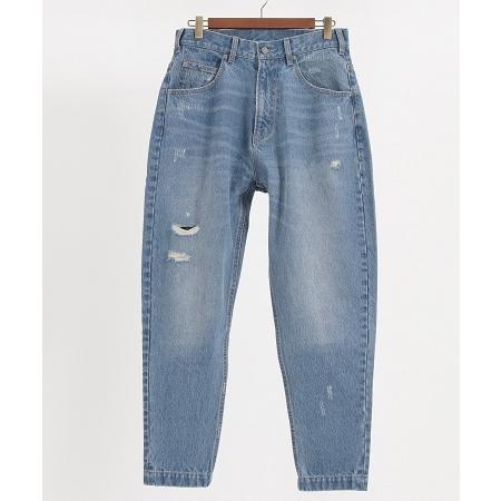 【CAMBIO(カンビオ)】ダメージ加工バルーンデニムパンツ(22138CM) | CAMBIO | 17