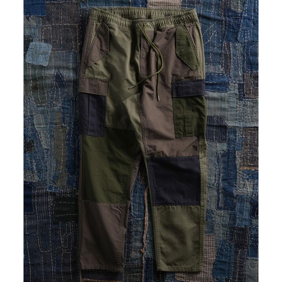 FDMTL(ファンダメンタル)】PATCHWORK CARGO PANTS RINSE カーゴパンツ
