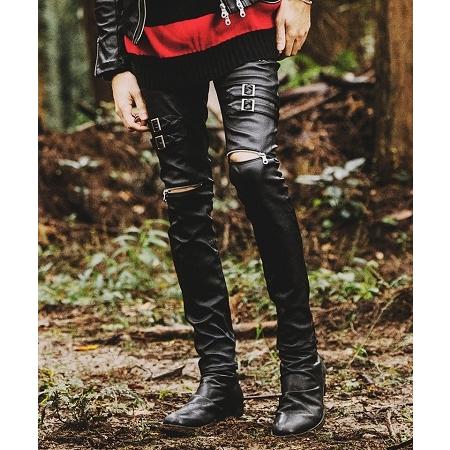 NO ID.（ノーアイディー） 【】コーティングストレッチベルテッド