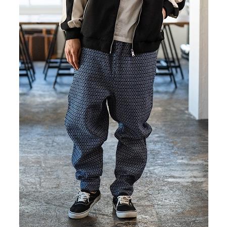 CAMBIO（カンビオ） 【】Denim Jacquard Jogger Pants ジョガーパンツ