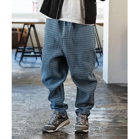 【CAMBIO】Denim Jacquard Jogger Pants /Ｓ CAMBIO（カンビオ） 【】Denim Jacquard Jogger Pants ジョガーパンツ