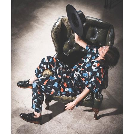 【NOISESCAPE(ノイズスケープ)】iroquois×NOISESCAPE Exclusive patterned relax pants(playing cards pattern) イージーパンツ(nss061-3cd-ir)｜cambio｜07