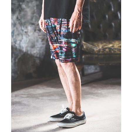 【NOISESCAPE(ノイズスケープ)】iroquois×NOISESCAPE Exclusive patterned shorts(neon art pattern) ショートパンツ(nss063-3cd-ir)｜cambio｜12