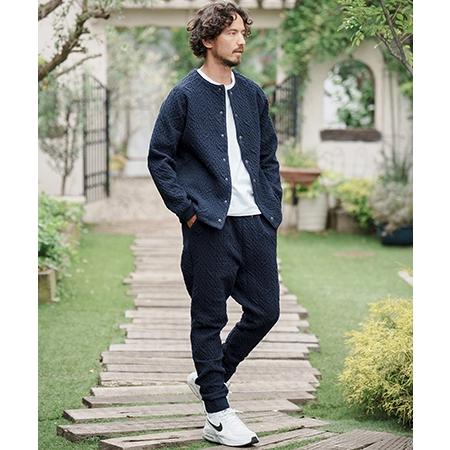 パンツ Kiyo CAMBIO（カンビオ） 【】ケーブルキルティングリブパンツ(CAM-3461AGS3