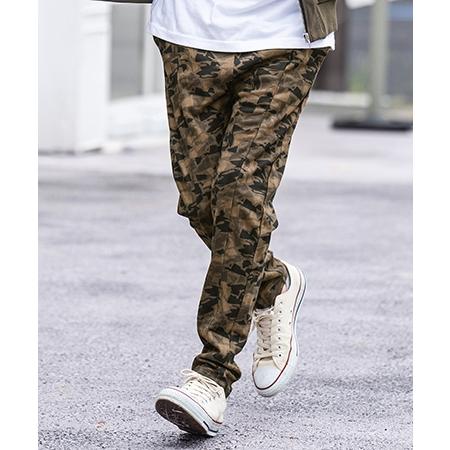 CAMBIO(カンビオ)】Micro Brush Camouflage Pants ジョガーパンツ