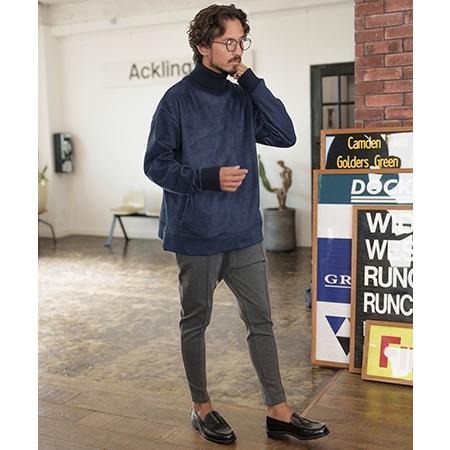 カンビオ ハイパーストレッチテーパードトラックパンツ メンズパンツ ブラック L CAMBIO（カンビオ） 【】ハイパーストレッチテーパードトラックパンツ