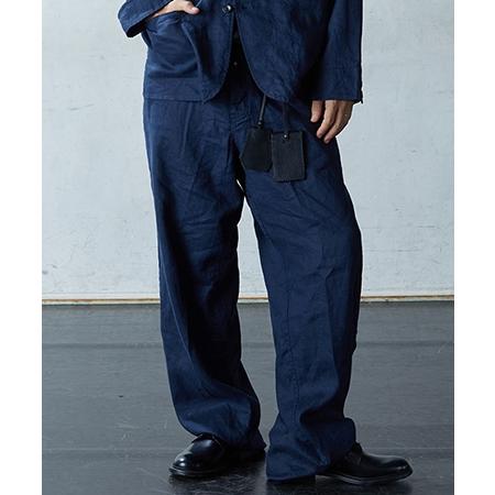 【EGOTRIPPING】WORK STRIPEトラウザーズ EGO TRIPPING（エゴトリッピング） 【】LINEN WORKTROUSERS トラウザー