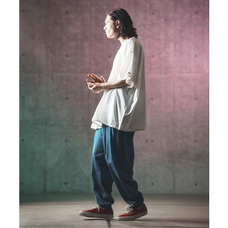 【GLIMCLAP(グリムクラップ)】 Color scheme design & balloon silhouette pants-chambray fabric- バルーンパンツ(16-032-gls-ce)｜cambio｜10