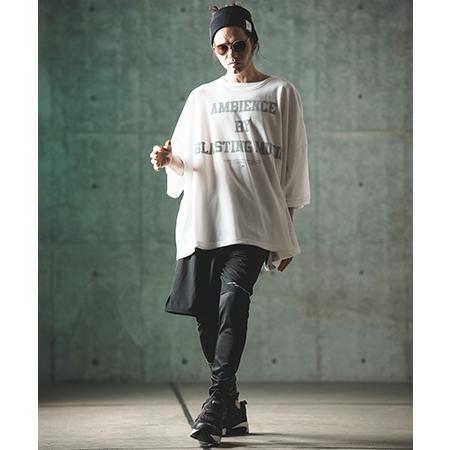 【GLIMCLAP(グリムクラップ)】 Switching & logo design leggings レギンス(16-041-gls-ce)