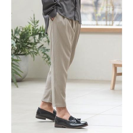 CAMBIO（カンビオ） 【】Jacquard Cut sew Tapered Pants テーパード