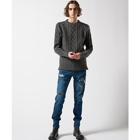 wjk 【wjk】tight straight selvedge denim(used) デニムパンツ(5182