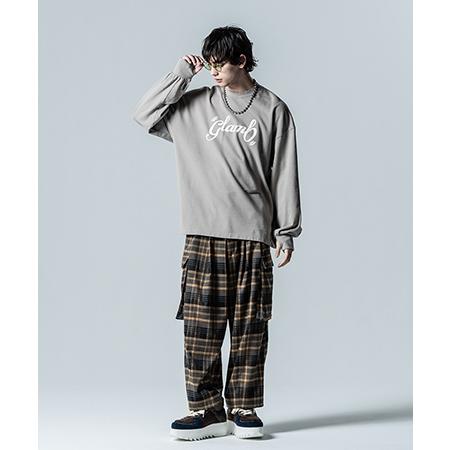 glamb（グラム） 【】Check Baggy Cargo Pants チェックバギーカー