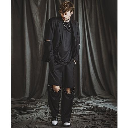 NO ID.（ノーアイディー） 【】セハ゜レートZIPワイト゛トラウサ゛ー 
