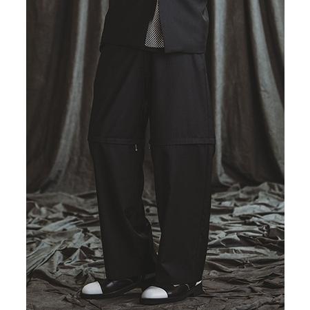 NO ID.（ノーアイディー） 【】セハ゜レートZIPワイト゛トラウサ゛ー