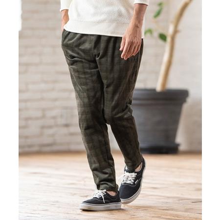CAMBIO（カンビオ） 【】Stretch Corduroy Check Pants コーデュロイ