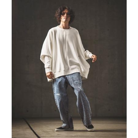 【GLIMCLAP(グリムクラップ)】Chemical processing denim wide straight pants デニムパンツ(17-134-gla-ce) | GLIMCLAP | 16