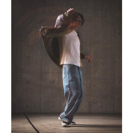 【GLIMCLAP(グリムクラップ)】Chemical processing denim wide straight pants デニムパンツ(17-134-gla-ce) | GLIMCLAP | 19
