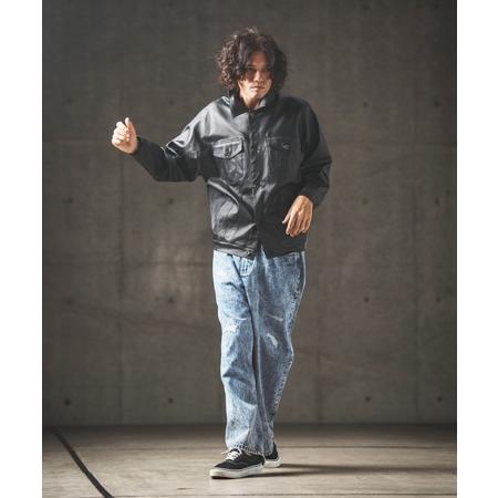 【GLIMCLAP(グリムクラップ)】Chemical processing denim wide straight pants デニムパンツ(17-134-gla-ce) | GLIMCLAP | 20