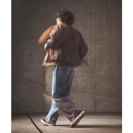 【GLIMCLAP(グリムクラップ)】Chemical processing denim wide straight pants デニムパンツ(17-134-gla-ce) | GLIMCLAP | 22