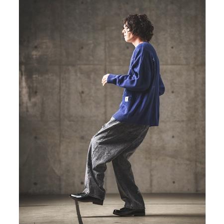 【GLIMCLAP(グリムクラップ)】Chemical processing denim wide straight pants デニムパンツ(17-134-gla-ce) | GLIMCLAP | 08