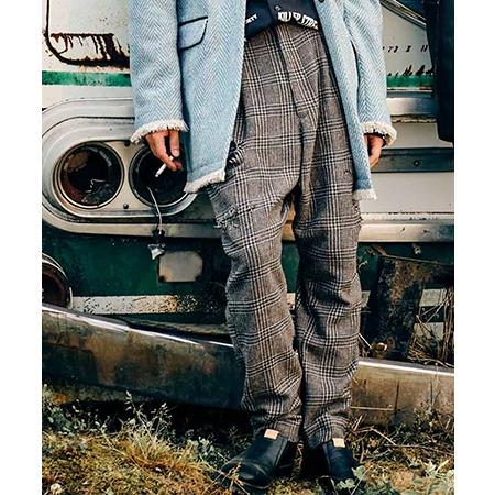 glamb（グラム） 【】Out of Society Tweed Slacks アウトオブ