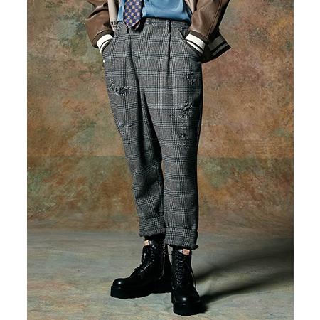 glamb（グラム） 【】Out of Society Tweed Slacks アウトオブ