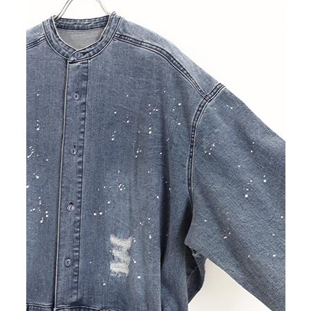 ANGENEHM（アンゲネーム） 【】Used processing denim all-in-one