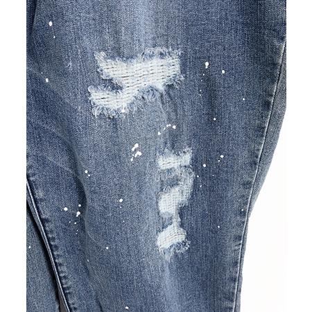 ANGENEHM（アンゲネーム） 【】Used processing denim all-in-one