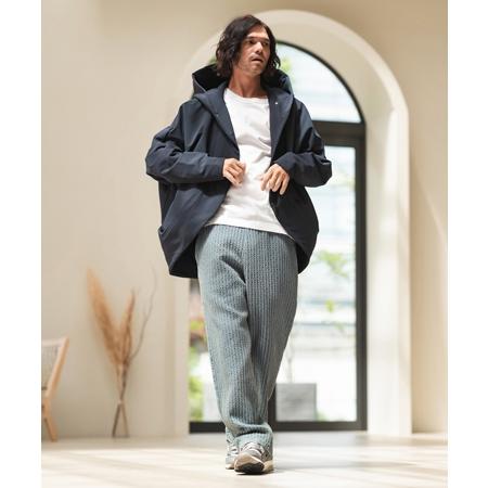 【CAMBIO(カンビオ)】Accordion Jacquard Denim Wide Straight Pants ワイドストレートパンツ(A35324cmb)の画像
