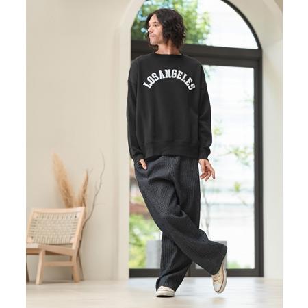 【CAMBIO(カンビオ)】Accordion Jacquard Denim Wide Straight Pants ワイドストレートパンツ(A35324cmb)の画像