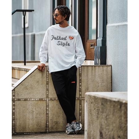 【felkod(フィルコッド)】Barcode Embroidery Cardboard Knit Easy Pants イージーパンツ(F24F180) | felkod | 19