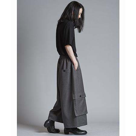 【NO ID.(ノーアイディー)】アシンメトリ-カーコ゛トラウサ゛ース゛ パンツ(455006-897P) | NO ID. | 21