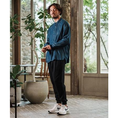 CAMBIO（カンビオ） 【】Dobby Jacquard Cut Sew Tapered Pants