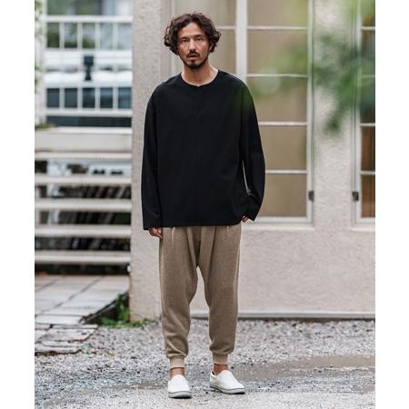 CAMBIO（カンビオ） 【】Dobby Jacquard Cut Sew Tapered Pants