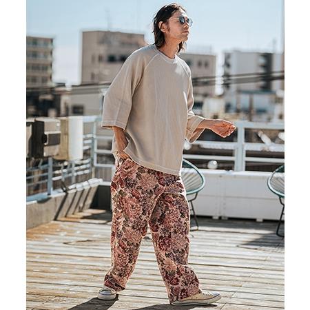 CAMBIO（カンビオ） 【】Botanical Gobelin Wide Straight Pants