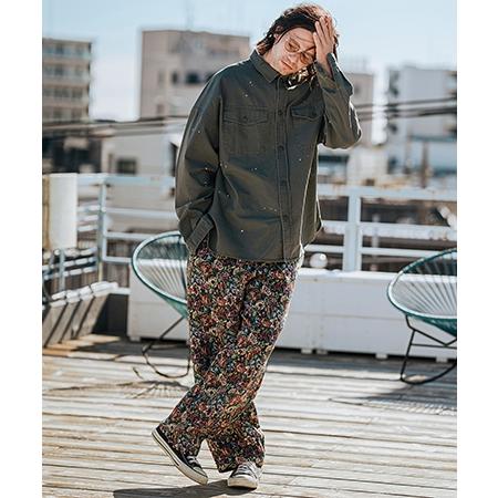 CAMBIO（カンビオ） 【】Botanical Gobelin Wide Straight Pants