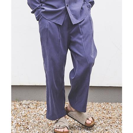 【MROLIVE(ミスターオリーブ)】T-R POWDER CLOTH -2TACK WIDE EASY PANTS イージーパンツ(M251130) | MR.OLIVE | 12