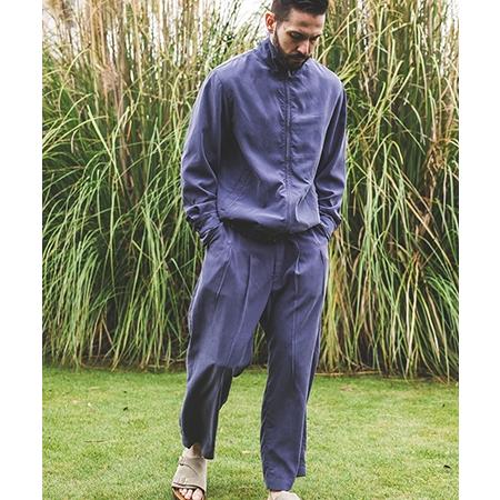 【MROLIVE(ミスターオリーブ)】T-R POWDER CLOTH -2TACK WIDE EASY PANTS イージーパンツ(M251130) | MR.OLIVE | 14