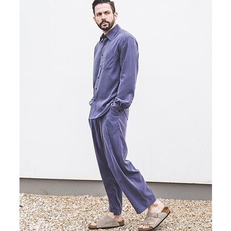 【MROLIVE(ミスターオリーブ)】T-R POWDER CLOTH -2TACK WIDE EASY PANTS イージーパンツ(M251130) | MR.OLIVE | 15