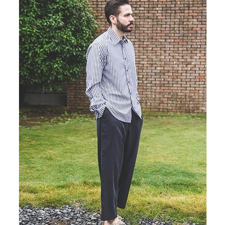 【MROLIVE(ミスターオリーブ)】T-R POWDER CLOTH -2TACK WIDE EASY PANTS イージーパンツ(M251130) | MR.OLIVE | 09