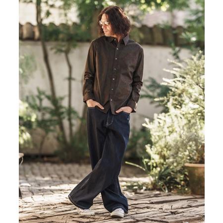 CAMBIO（カンビオ） 【】Half Easy Wide Denim Pants ワイドデニム