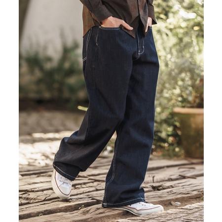 CAMBIO（カンビオ） 【】Half Easy Wide Denim Pants ワイドデニム