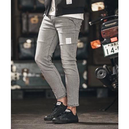 wjk reluxe 【wjk reluxe】tight knit denim tapered easy pants 